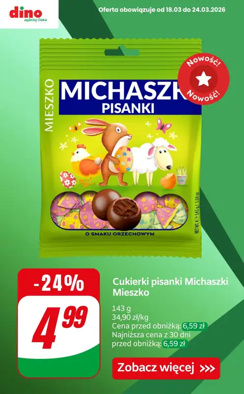 Dino - gazetka promocyjna NOWOŚCI w super cenach! od czwartku 19.03 do wtorku 24.03 - strona 10