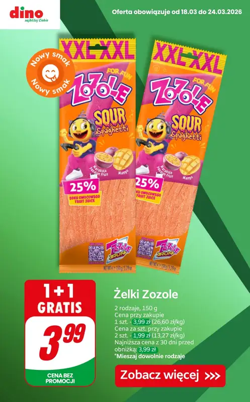 Dino - gazetka promocyjna NOWOŚCI w super cenach! od czwartku 19.03 do wtorku 24.03 - strona 8