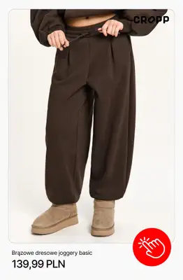 Cropp - gazetka promocyjna Wygodne komplety Basic dla niej od środy 18.03  - strona 9