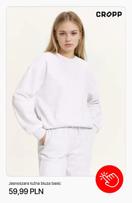 Cropp - gazetka promocyjna Wygodne komplety Basic dla niej od środy 18.03  - strona 2
