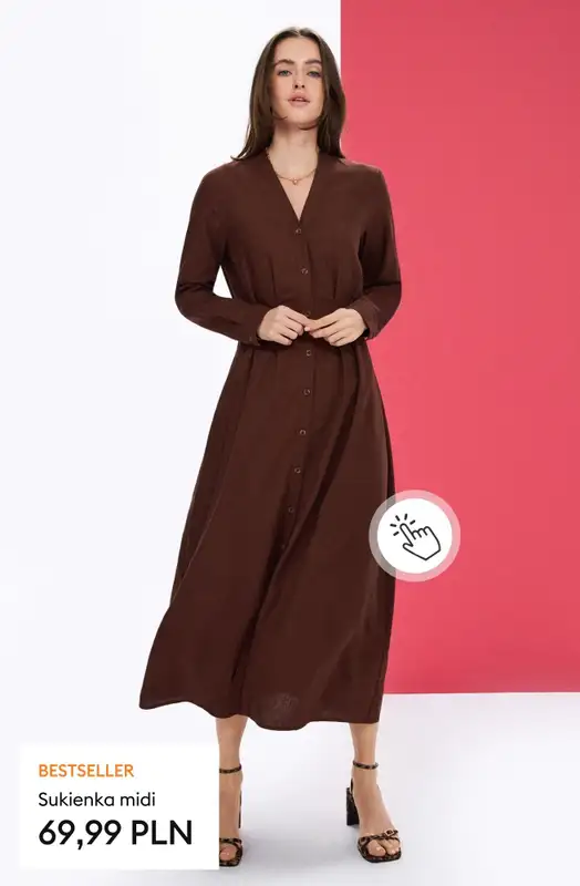 Sinsay - gazetka promocyjna Czekoladowy brąz - najmodniejszy kolor sezonu! od środy 18.03  - strona 15