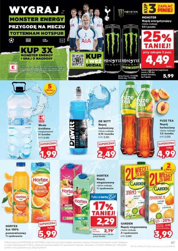 Kaufland - gazetka promocyjna Gazetka Tygodnia od czwartku 19.03 do środy 25.03 - strona 47