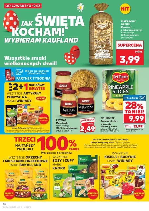 Kaufland - gazetka promocyjna Gazetka Tygodnia od czwartku 19.03 do środy 25.03 - strona 14