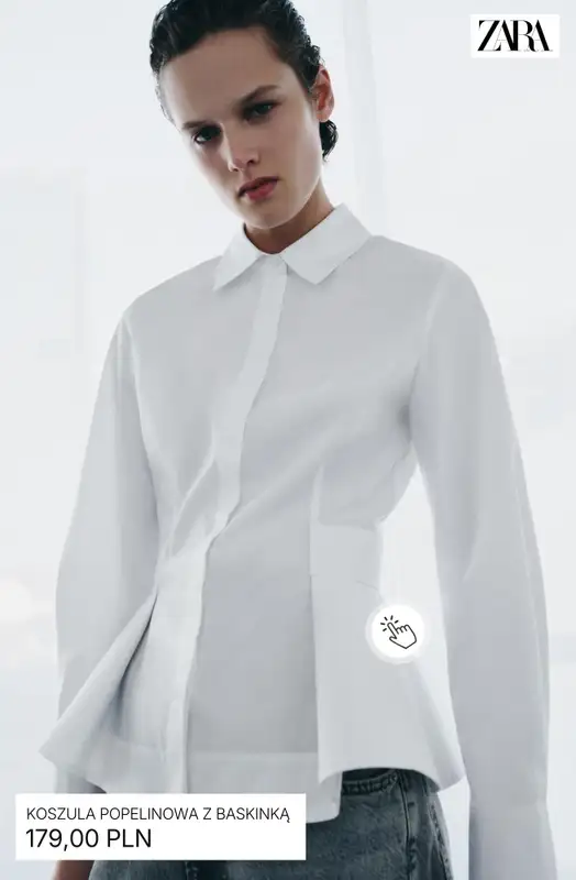 Zara - gazetka promocyjna Stylowe koszule damskie od środy 18.03  - strona 12
