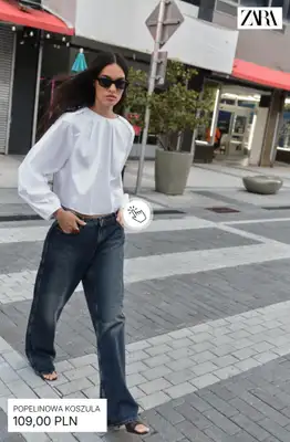 Zara - gazetka promocyjna Stylowe koszule damskie od środy 18.03  - strona 6