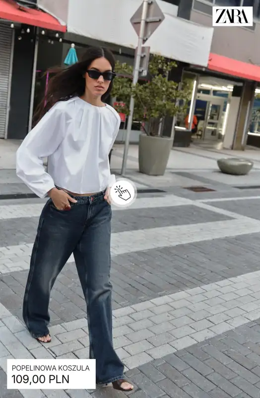 Zara - gazetka promocyjna Stylowe koszule damskie od środy 18.03  - strona 6