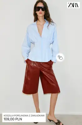 Zara - gazetka promocyjna Stylowe koszule damskie od środy 18.03  - strona 4