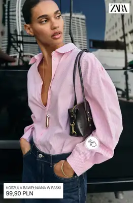 Zara - gazetka promocyjna Stylowe koszule damskie od środy 18.03  - strona 3