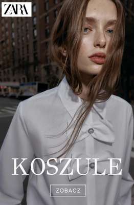 Zara - gazetka promocyjna Stylowe koszule damskie od środy 18.03 