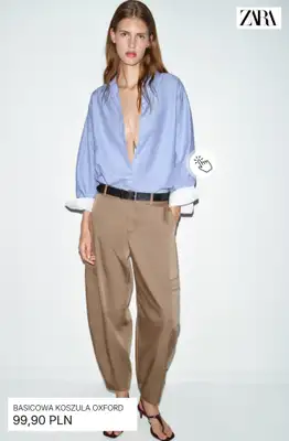 Zara - gazetka promocyjna Stylowe koszule damskie od środy 18.03  - strona 2