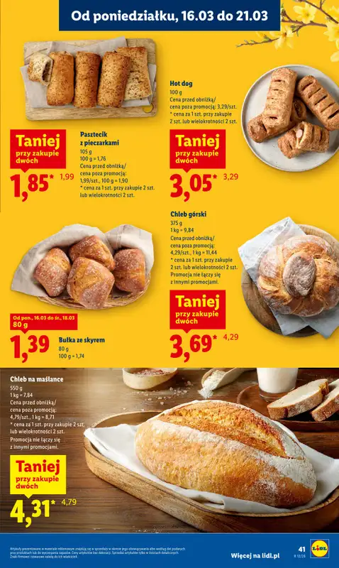 Lidl - gazetka promocyjna Oferta od poniedziałku od poniedziałku 16.03 do środy 18.03 - strona 43