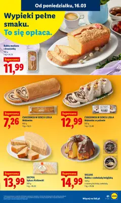 Lidl - gazetka promocyjna Oferta od poniedziałku od poniedziałku 16.03 do środy 18.03 - strona 63
