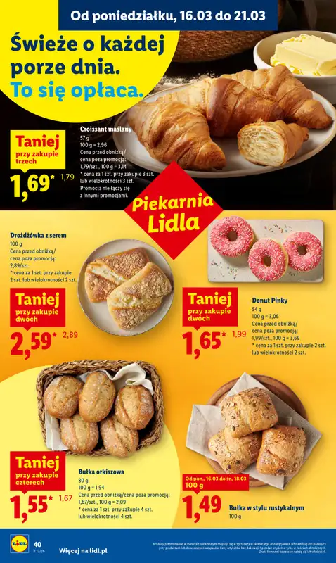 Lidl - gazetka promocyjna Oferta od poniedziałku od poniedziałku 16.03 do środy 18.03 - strona 42