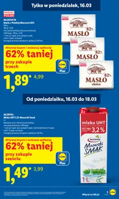 Lidl - gazetka promocyjna Oferta od poniedziałku od poniedziałku 16.03 do środy 18.03 - strona 3