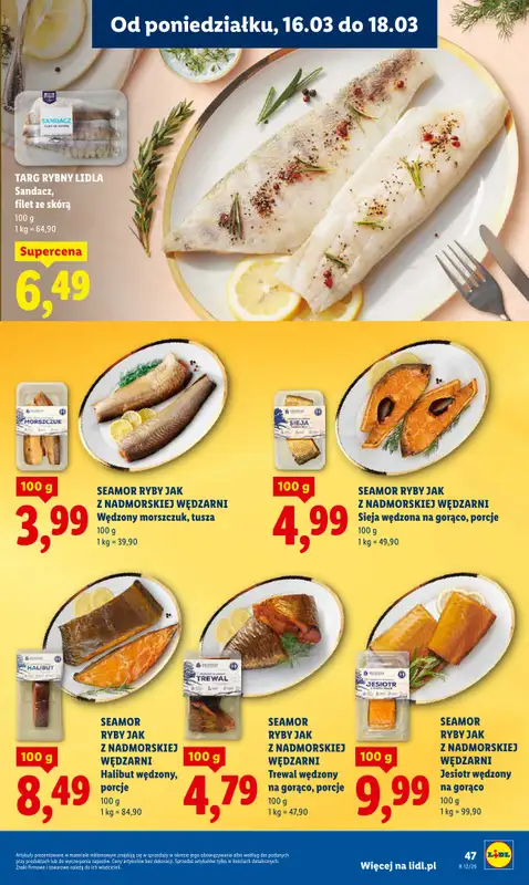Lidl - gazetka promocyjna Oferta od poniedziałku od poniedziałku 16.03 do środy 18.03 - strona 49