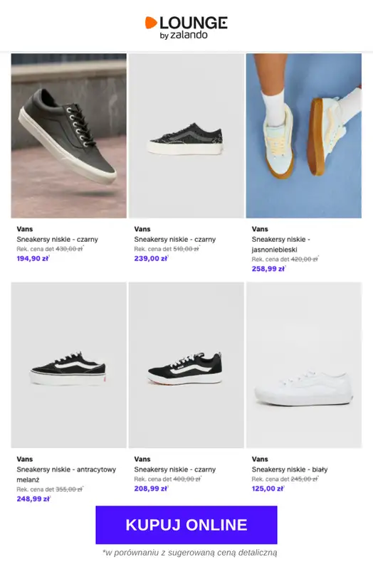 Lounge by Zalando - gazetka promocyjna Do -76% VANS od środy 18.03 do soboty 21.03 - strona 6
