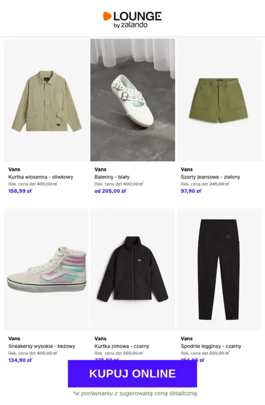Lounge by Zalando - gazetka promocyjna Do -76% VANS od środy 18.03 do soboty 21.03 - strona 10