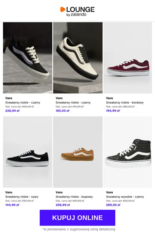 Lounge by Zalando - gazetka promocyjna Do -76% VANS od środy 18.03 do soboty 21.03 - strona 5