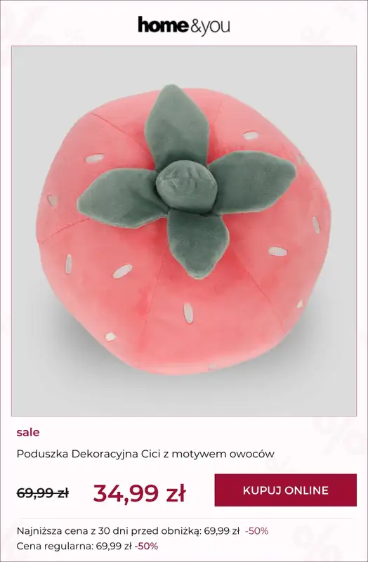 home&you - gazetka promocyjna SALE: tekstylia sypialniane od środy 18.03 do środy 25.03 - strona 5