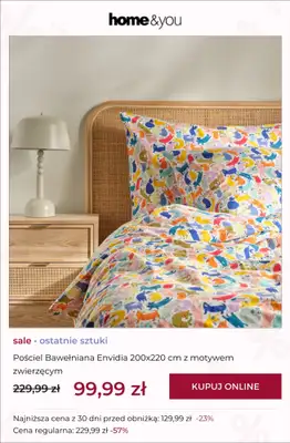 home&you - gazetka promocyjna SALE: tekstylia sypialniane od środy 18.03 do środy 25.03 - strona 7