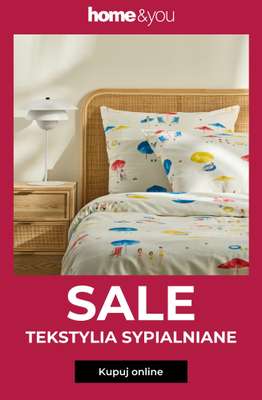 home&you - gazetka promocyjna SALE: tekstylia sypialniane od środy 18.03 do środy 25.03