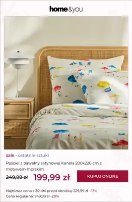 home&you - gazetka promocyjna SALE: tekstylia sypialniane od środy 18.03 do środy 25.03 - strona 6