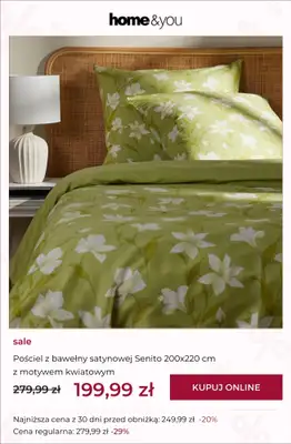 home&you - gazetka promocyjna SALE: tekstylia sypialniane od środy 18.03 do środy 25.03 - strona 2