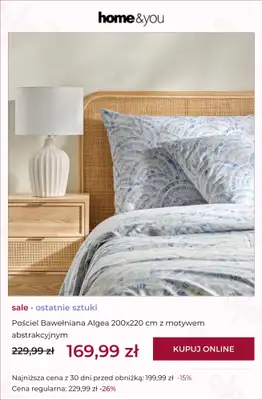 home&you - gazetka promocyjna SALE: tekstylia sypialniane od środy 18.03 do środy 25.03 - strona 9