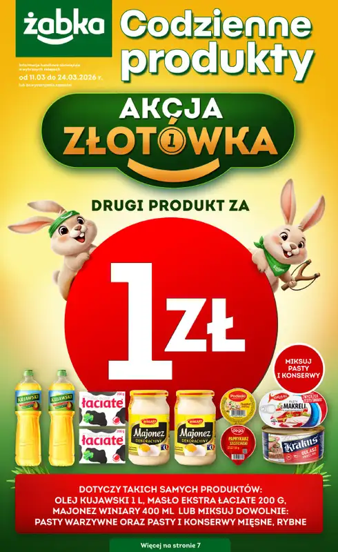 Żabka - gazetka promocyjna Gazetka Spożywcza  