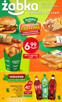 Żabka - gazetka promocyjna Gazetka od środy 11.03 do wtorku 24.03