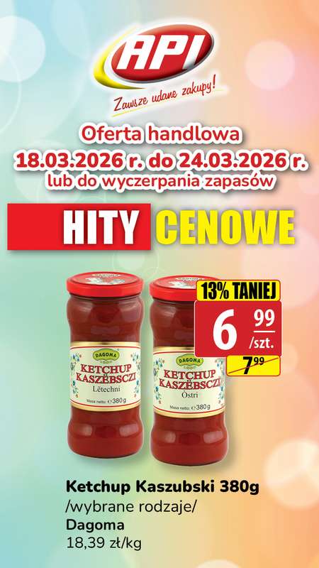 API Market - gazetka promocyjna Plakaty promocyjne od środy 18.03 do wtorku 24.03 - strona 10