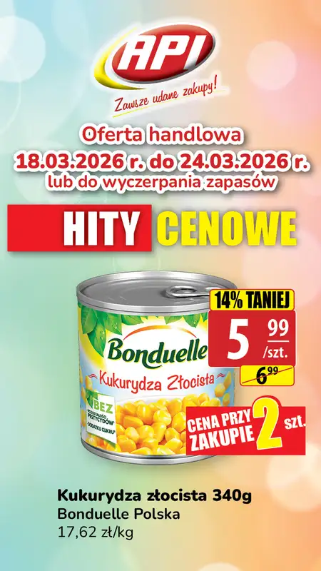 API Market - gazetka promocyjna Plakaty promocyjne od środy 18.03 do wtorku 24.03 - strona 12