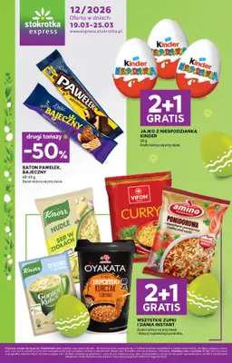 Stokrotka - gazetka promocyjna Gazetka Express od czwartku 19.03 do środy 25.03