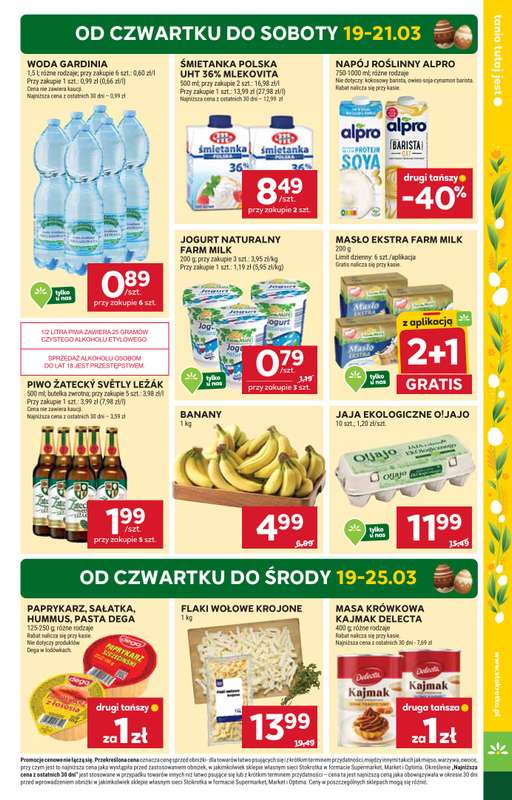 Stokrotka - gazetka promocyjna Gazetka Market od czwartku 19.03 do środy 25.03 - strona 3