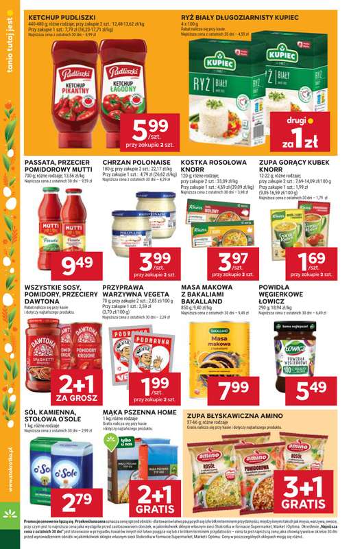Stokrotka - gazetka promocyjna Gazetka Market od czwartku 19.03 do środy 25.03 - strona 22