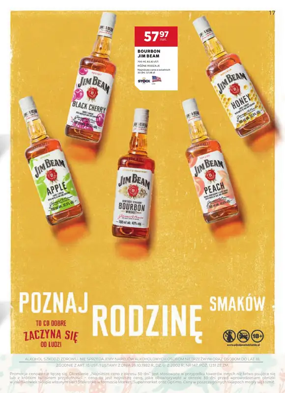 Stokrotka - gazetka promocyjna W dobrym smaku od czwartku 19.03 do środy 15.04 - strona 17