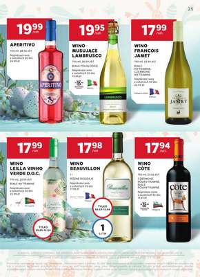 Stokrotka - gazetka promocyjna W dobrym smaku od czwartku 19.03 do środy 15.04 - strona 25