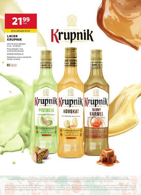 Stokrotka - gazetka promocyjna W dobrym smaku od czwartku 19.03 do środy 15.04 - strona 10