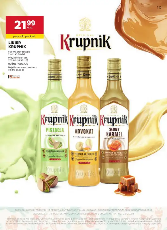 Stokrotka - gazetka promocyjna W dobrym smaku od czwartku 19.03 do środy 15.04 - strona 10