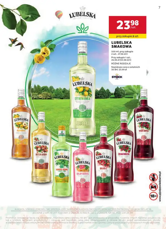 Stokrotka - gazetka promocyjna W dobrym smaku od czwartku 19.03 do środy 15.04 - strona 7