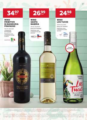 Stokrotka - gazetka promocyjna W dobrym smaku od czwartku 19.03 do środy 15.04 - strona 21