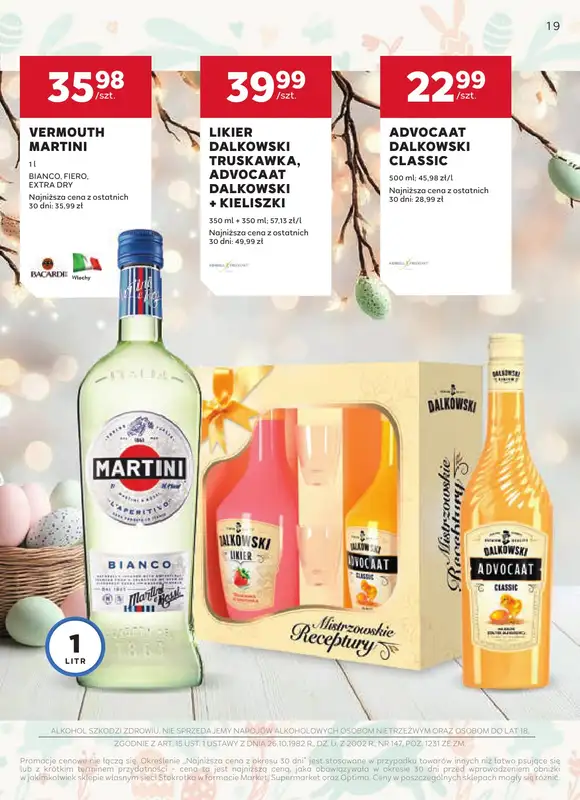 Stokrotka - gazetka promocyjna W dobrym smaku od czwartku 19.03 do środy 15.04 - strona 19