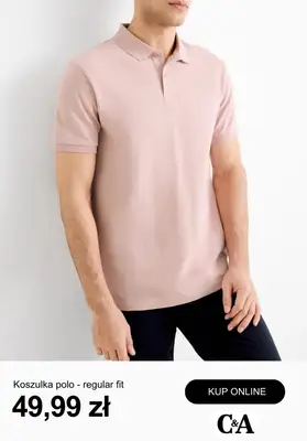 C&A - gazetka promocyjna Koszulki polo od 29,99 zł od środy 18.03  - strona 2