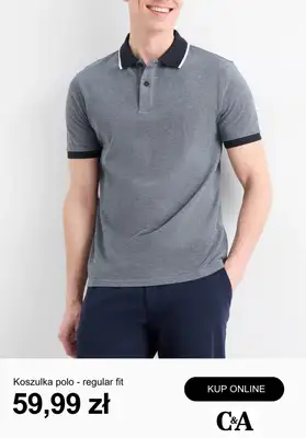 C&A - gazetka promocyjna Koszulki polo od 29,99 zł od środy 18.03  - strona 5