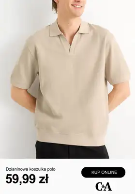 C&A - gazetka promocyjna Koszulki polo od 29,99 zł od środy 18.03  - strona 9