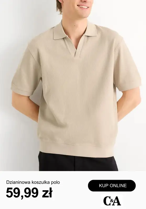 C&A - gazetka promocyjna Koszulki polo od 29,99 zł od środy 18.03  - strona 9