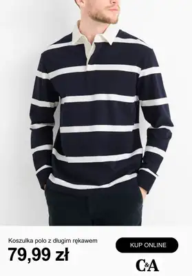 C&A - gazetka promocyjna Koszulki polo od 29,99 zł od środy 18.03  - strona 8