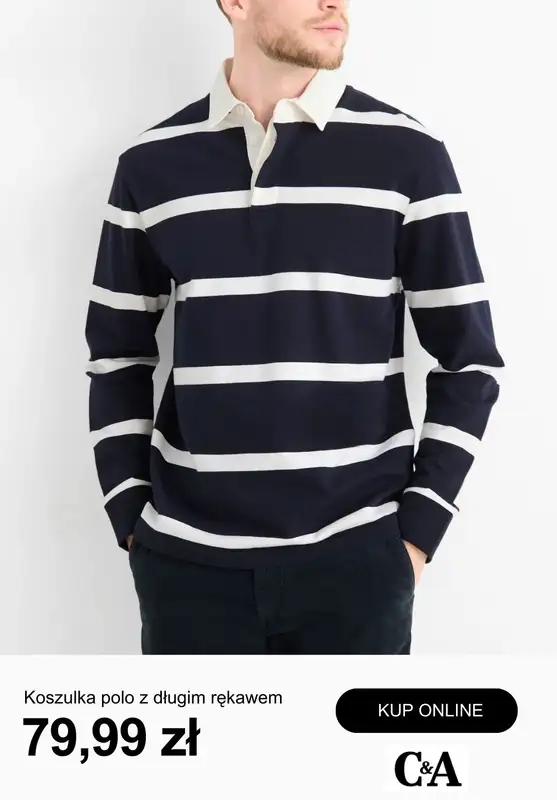 C&A - gazetka promocyjna Koszulki polo od 29,99 zł od środy 18.03  - strona 8