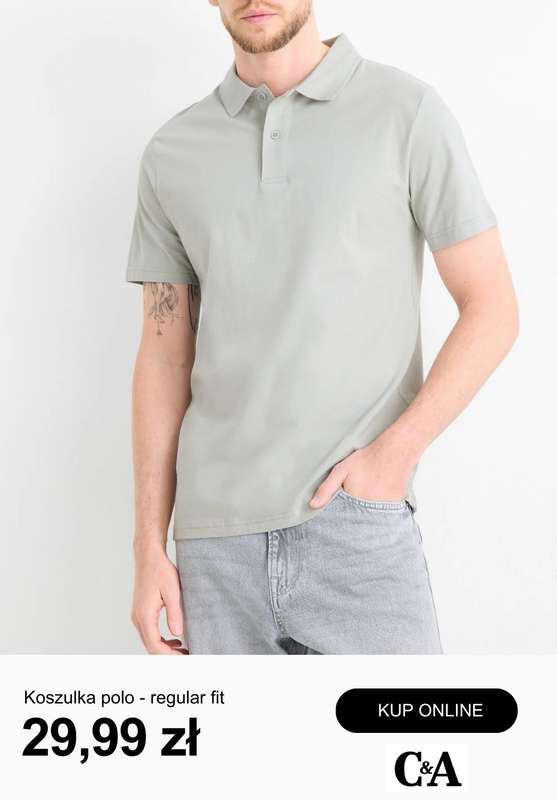 C&A - gazetka promocyjna Koszulki polo od 29,99 zł od środy 18.03  - strona 10