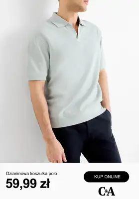 C&A - gazetka promocyjna Koszulki polo od 29,99 zł od środy 18.03  - strona 6